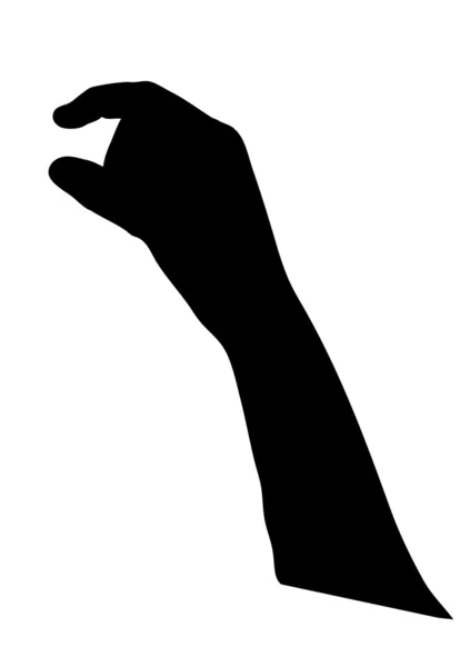 Літера пальця Q — стоковий вектор