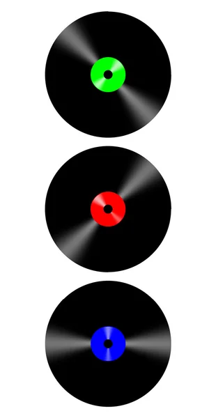 Disques de gramophone — Image vectorielle