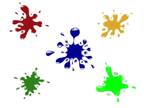 Splash d'encre — Image vectorielle