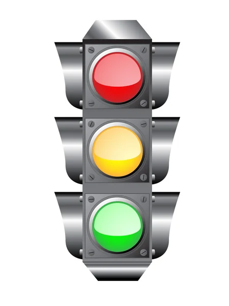 Semáforo ou semáforos — Vetor de Stock