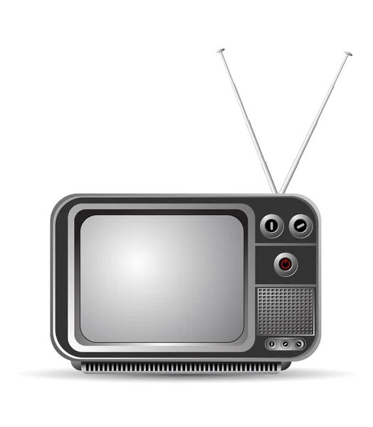 Stary telewizor ilustrowane — Wektor stockowy