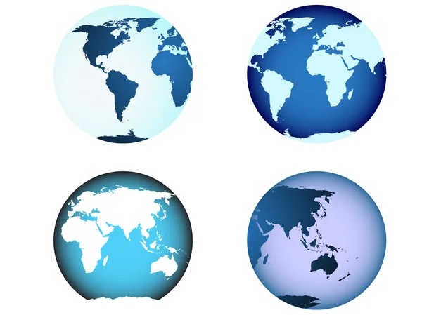 Карта мира, глобус — стоковый вектор