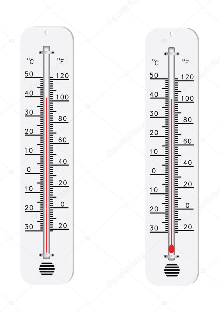 Thermometers illustrated