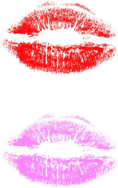 Day Valentine sexy lips stamp — Stock Photo, Image