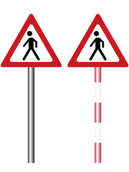 Road warning sign — Stock Vector