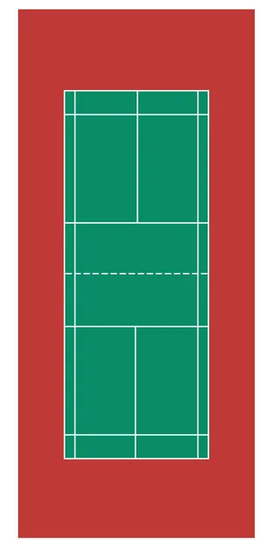 Badminton Stadium — Stock Vector