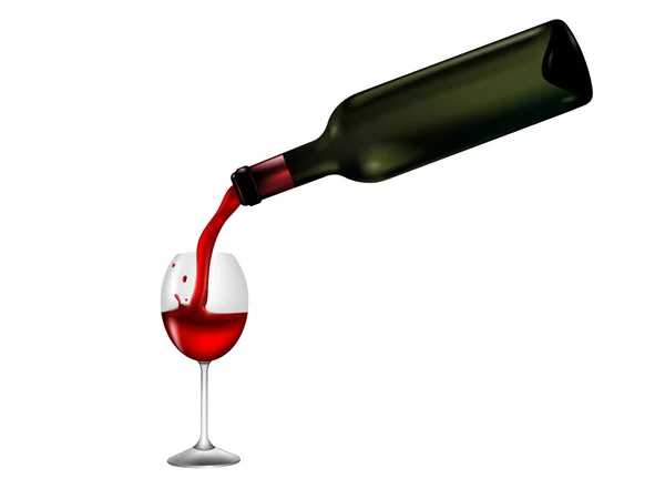 Пляшки вина вектор ілюстровані — стоковий вектор