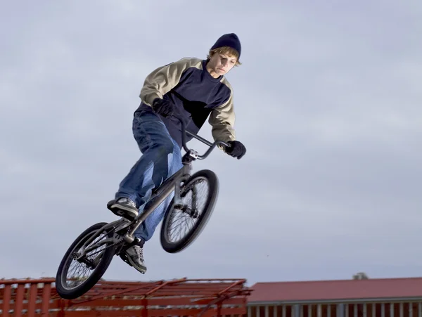 Bike jumper — Stock Photo, Image