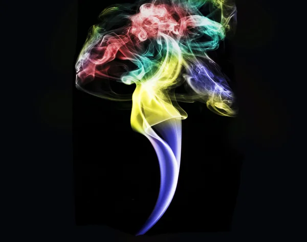 Gekleurde rook — Stockfoto