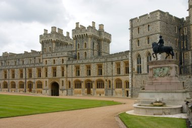 The Royal Apartments in Windsor Castle clipart