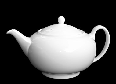 Elegant classic english teapot clipart
