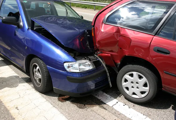 Автокатастрофа — стоковое фото