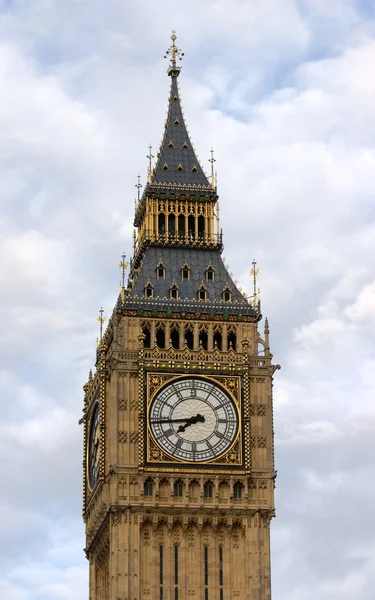 Ρολόι του Μπιγκ Μπεν στο Λονδίνο, Ηνωμένο Βασίλειο — Φωτογραφία Αρχείου
