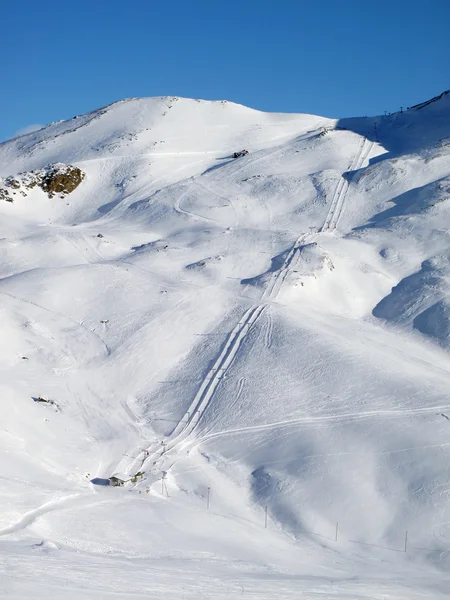 Slope on the skiing resort — Stock Photo, Image