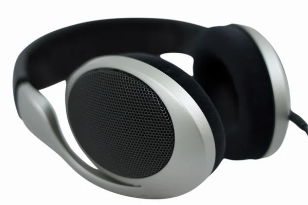 Hi-Fi sluchátka izolovaných na bílém — Stock fotografie