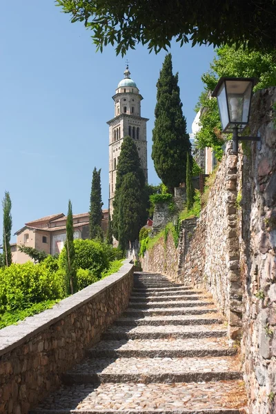 stock image Stone stairway to the church