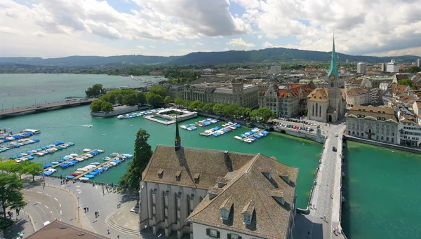 Aerial view of Zurich — Stock Photo, Image