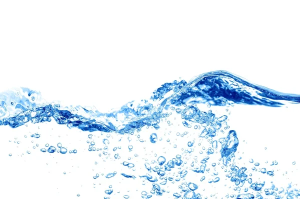 Klara blå vattenvågor — Stockfoto