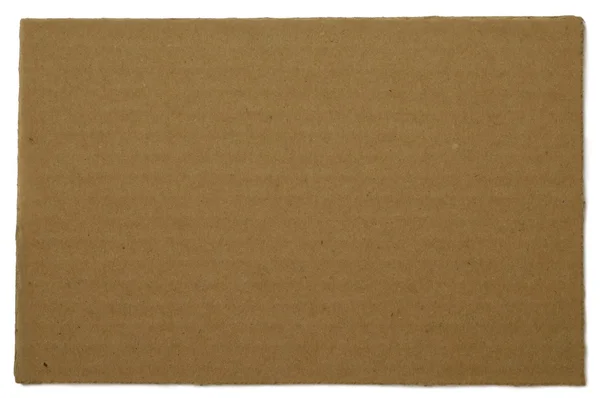 Pieza desgarrada de cartón acanalado — Foto de Stock