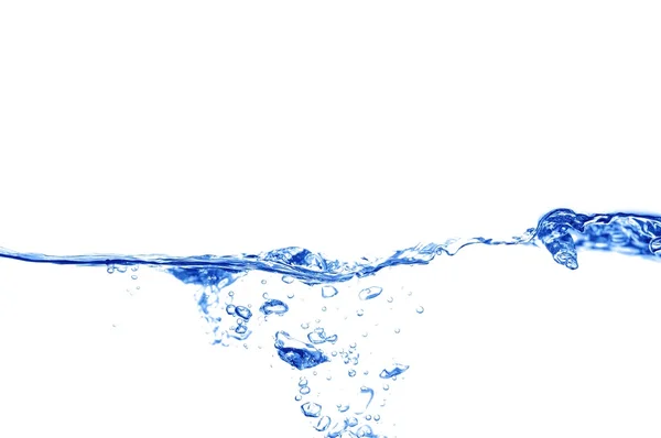 Klara blå vattenvågor — Stockfoto