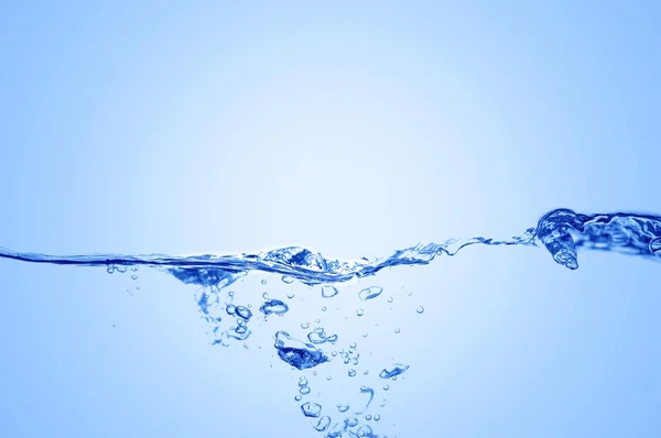 Olas de agua azul claro —  Fotos de Stock