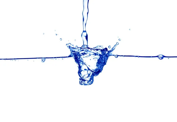 Fluxo de água azul claro — Fotografia de Stock