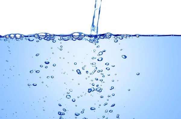 Klara blå vatten ström — Stockfoto