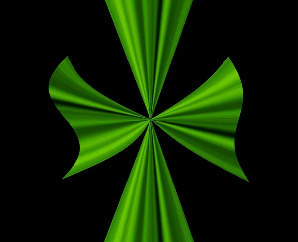 stock image Big Green Bow