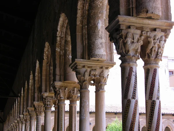 Klooster van de Benedictijnen op Sicilië Rechtenvrije Stockafbeeldingen