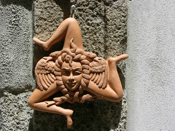 Symbool van Sicilië Rechtenvrije Stockafbeeldingen