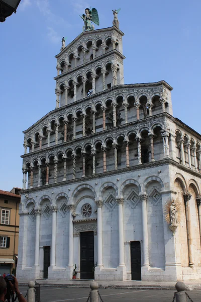 San Michele in Foro church - Lucca — Stock Photo, Image