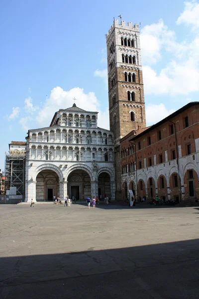 Lucca - St. Martin's Cathedral Stockafbeelding