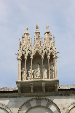 Pisa - Exterior wall of the Camposanto clipart