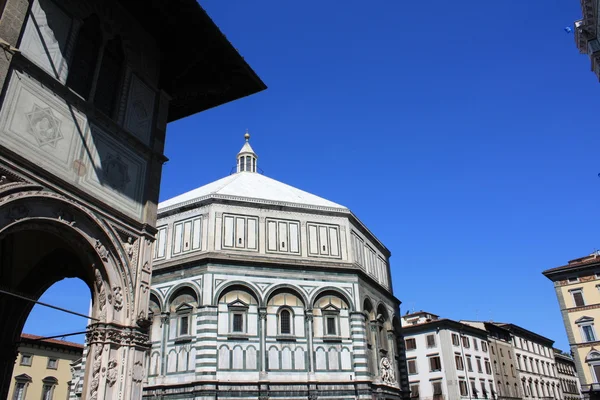 Florence - Baptistery Rechtenvrije Stockfoto's