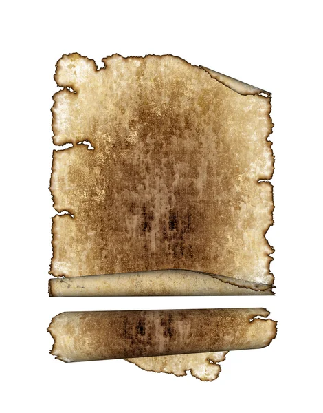 Antika kaba parşömen kağıt kaydırır — Stok fotoğraf