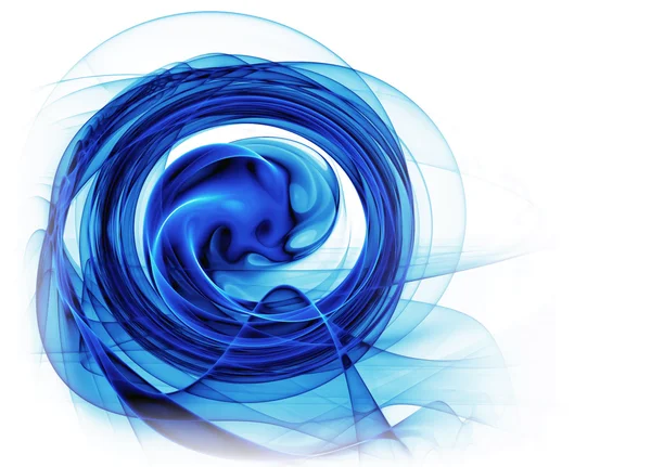 Абстрактное круговое синее движение — стоковое фото