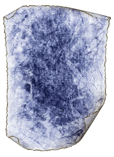 Blue antique paper scrolls — Stock Photo, Image
