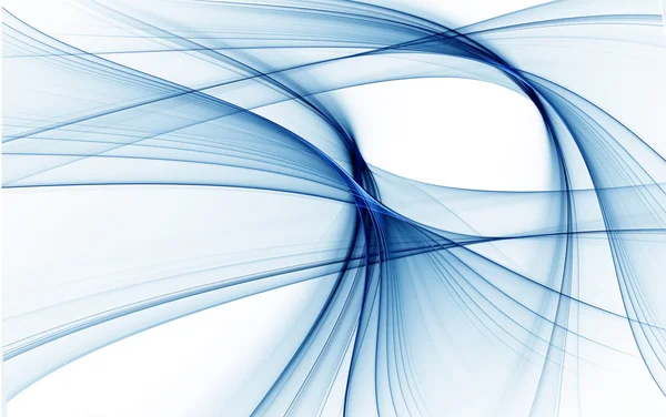 Blauwe beweging, lineaire stromende energie — Stockfoto
