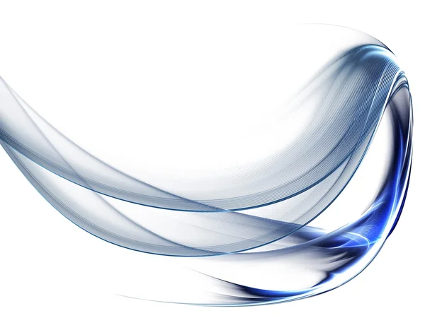 Movimento ondulato blu dinamico — Foto Stock