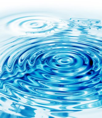 Crystal clear water ripples clipart