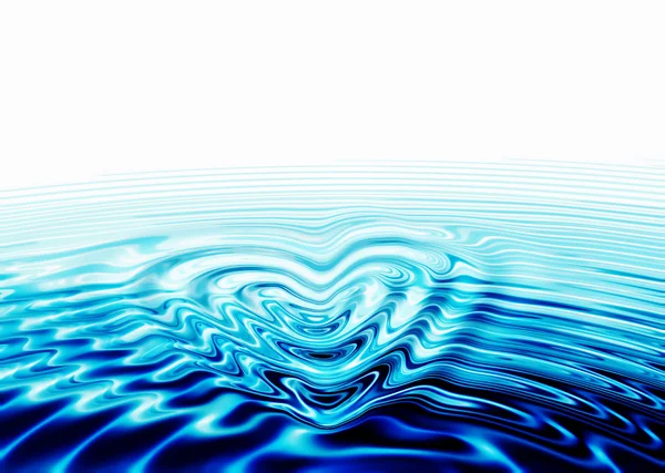 Whirlpool forming a heart — Stock Photo, Image