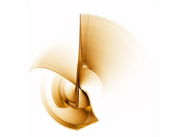 Stock image Dynamic golden rotational motion