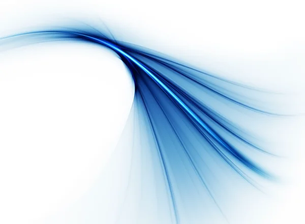 Lineární modrá dynamický pohyb — Stock fotografie