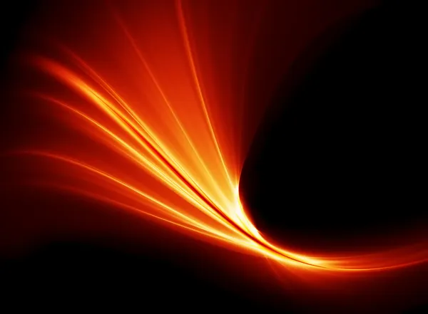 Fiery linear dynamic motion — Stock Photo, Image