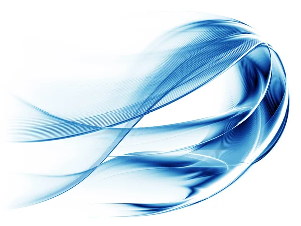 Linear blue dynamic motion — Stock Photo, Image