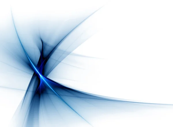 Линейное синее динамическое волнистое движение — стоковое фото