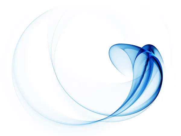 白でダイナミックな青の抽象的な動き ロイヤリティフリーのストック画像