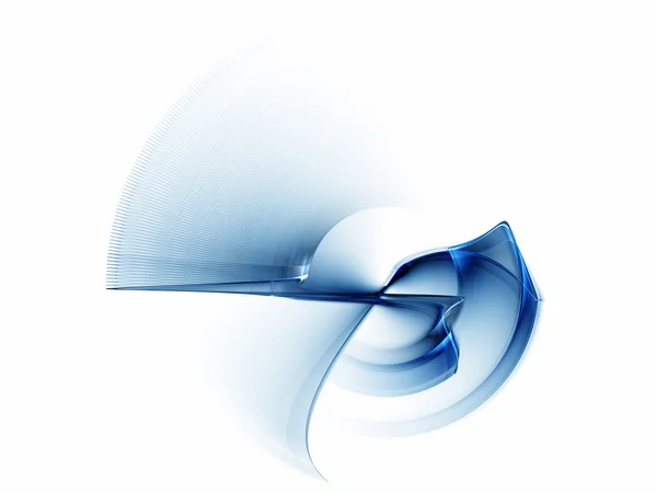 Movimiento rotacional azul dinámico — Foto de Stock