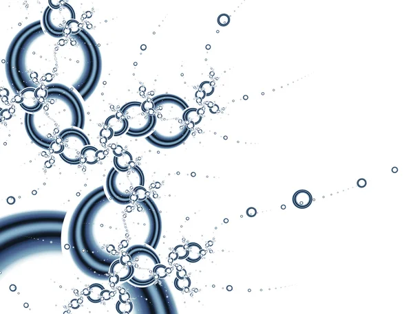 Gotas de água doce respingo — Fotografia de Stock