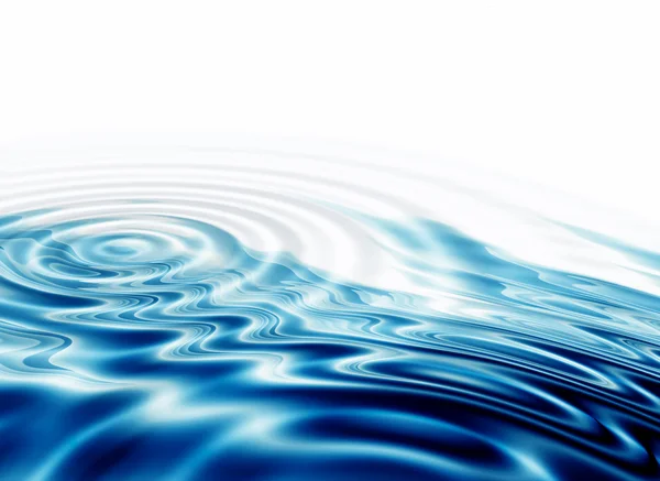 Kristallklart vatten ripples — Stockfoto